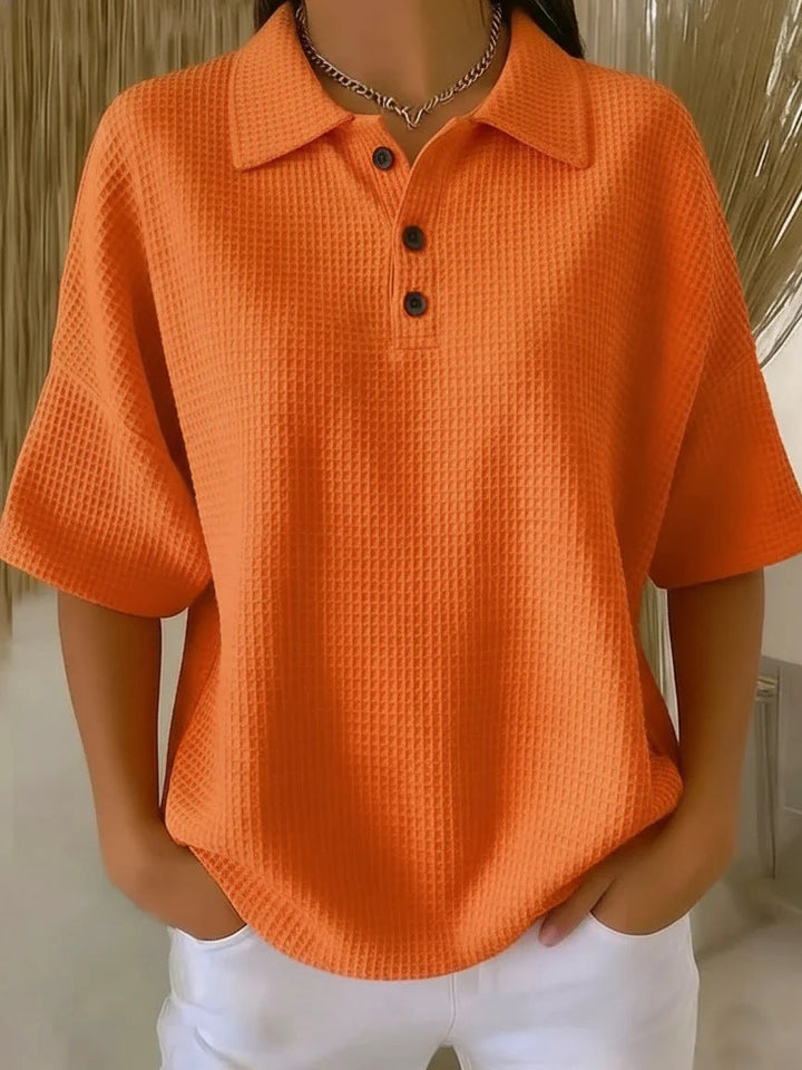 Duttini | Graceful Collared Short Sleeve Polo Shirt for Every Occasion