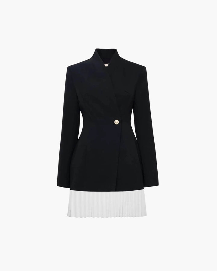 Duttini | Blazer Dress with Splicing Skirt