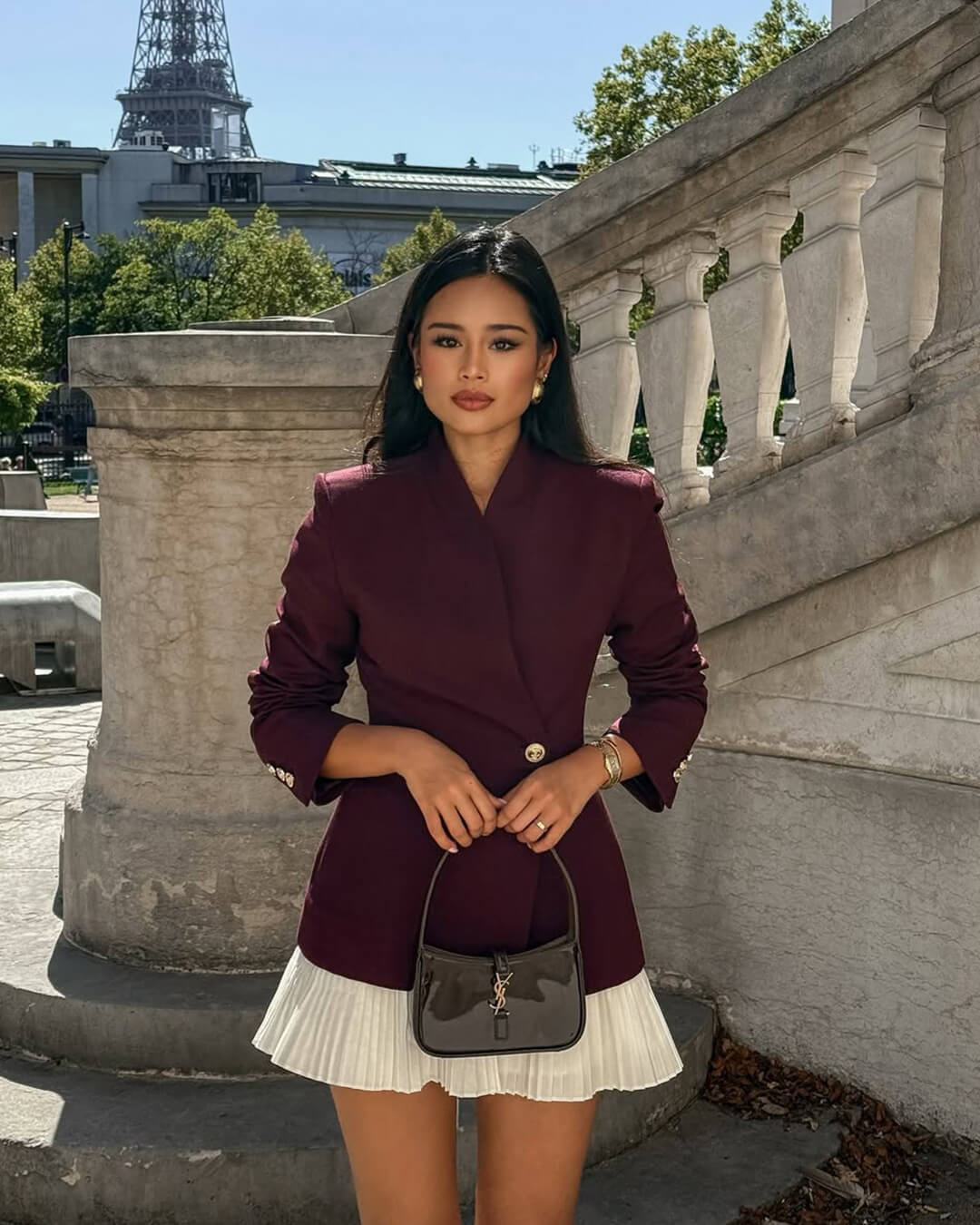 Duttini | Blazer Dress with Splicing Skirt