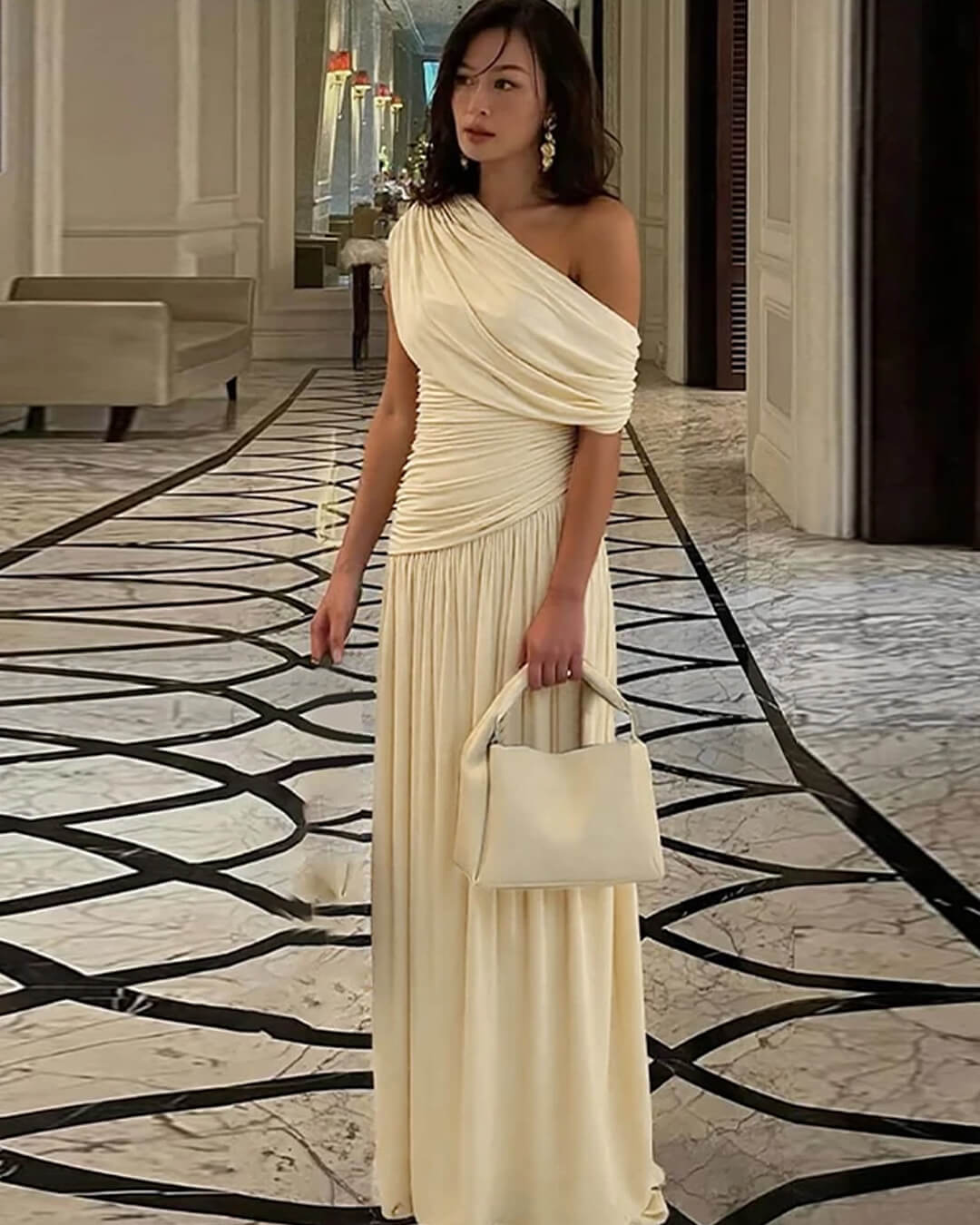 Duttini | One-Shoulder Maxi Dress