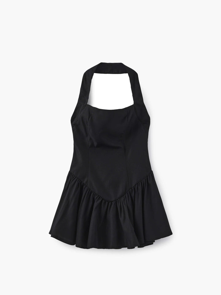 Duttini | Elegant Mini Dress in Autumn-Winter Fabric