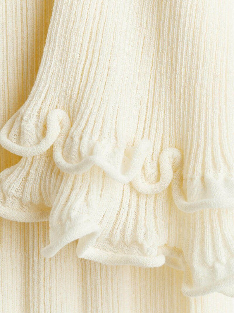 Duttini | Ribbed Linen-Blend Maxi Dress