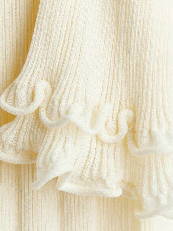 Duttini | Ribbed Linen-Blend Maxi Dress