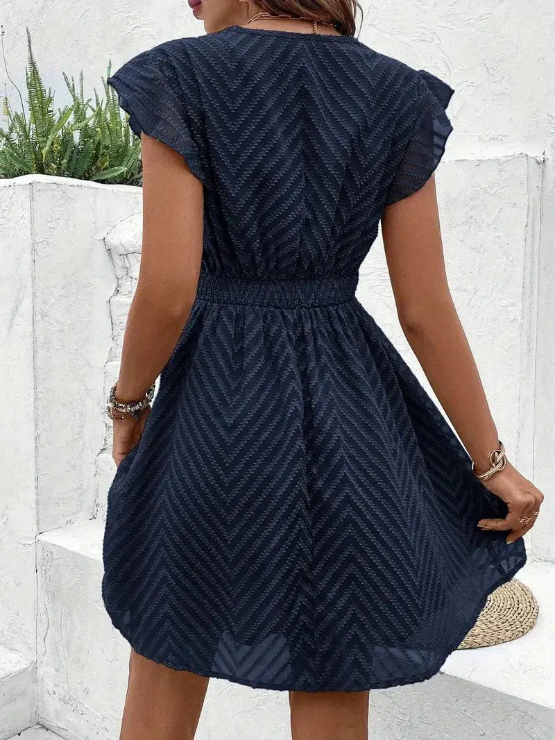 Duttini | Elegant Sweetheart Neckline Dress with Graceful Drape