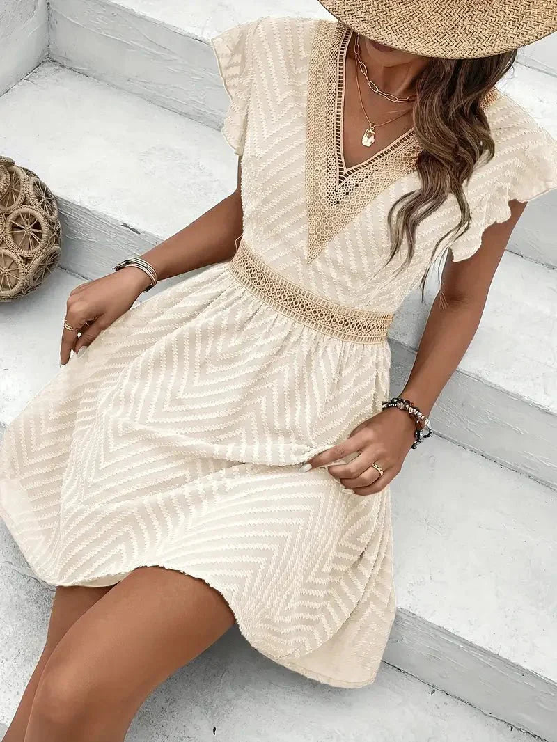 Duttini | Elegant Sweetheart Neckline Dress with Graceful Drape