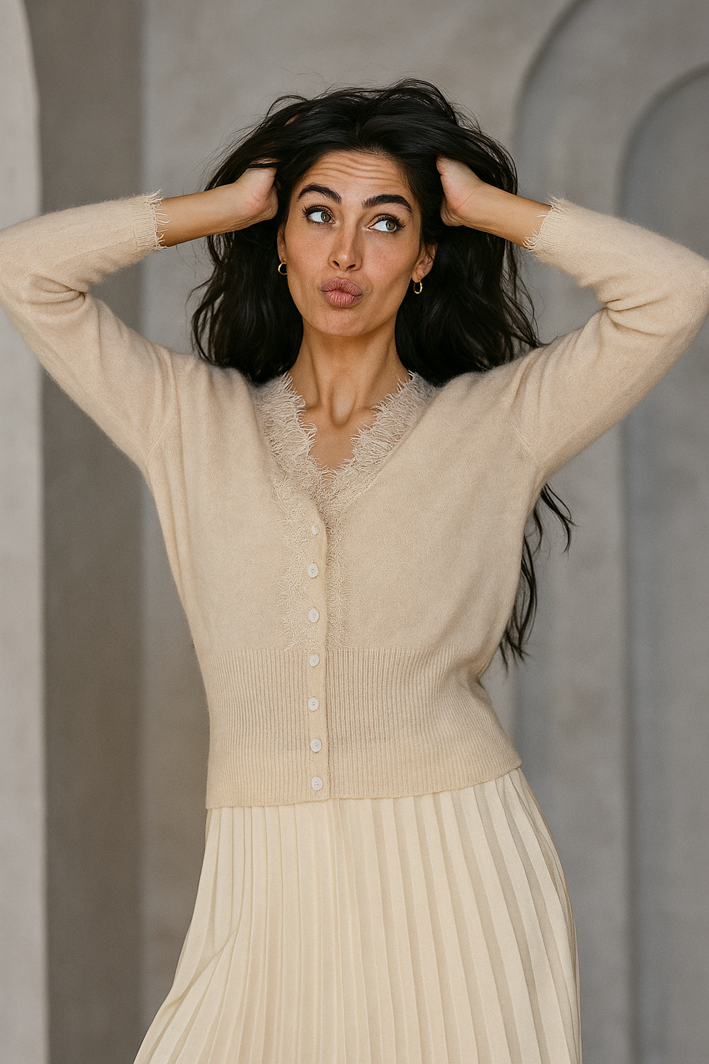 Duttini | Lace Cardigan