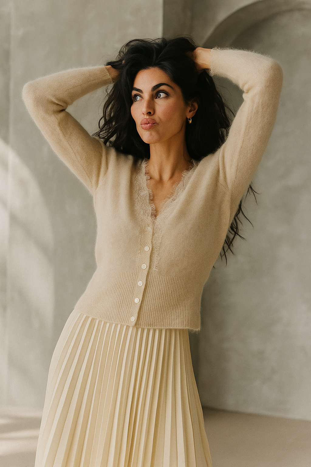 Duttini | Lace Cardigan