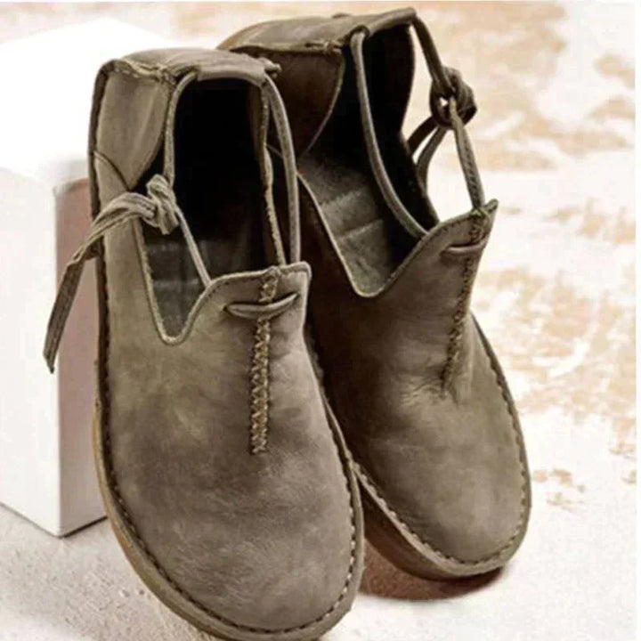 Duttini | Supportive Lace Up Flat Shoes for All-Day Comfort