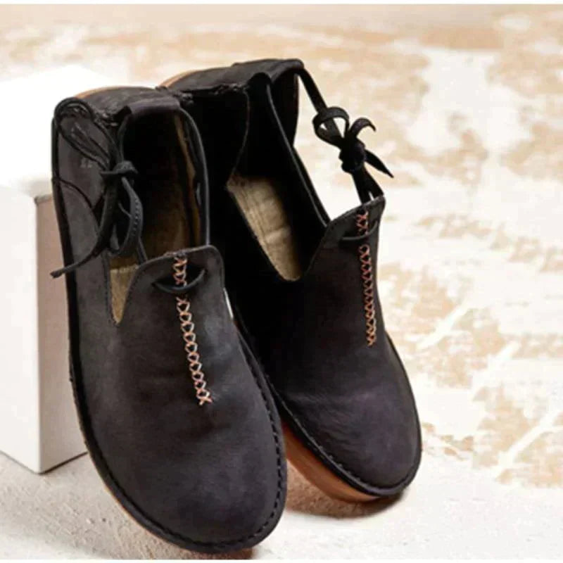 Duttini | Supportive Lace Up Flat Shoes for All-Day Comfort