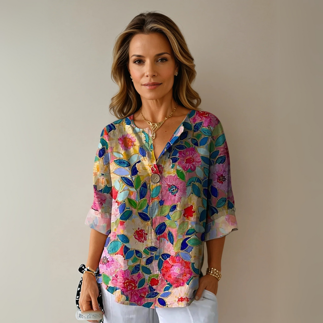 Duttini | Chic Floral Print Blouse for Every Occasion