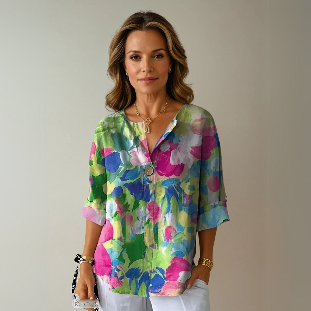 Duttini | Chic Floral Print Blouse for Every Occasion