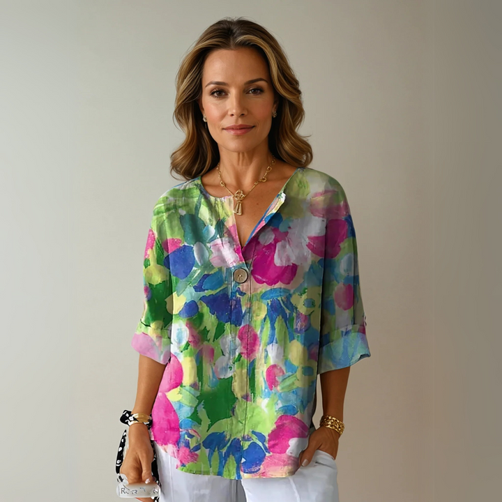 Duttini | Chic Floral Print Blouse for Every Occasion