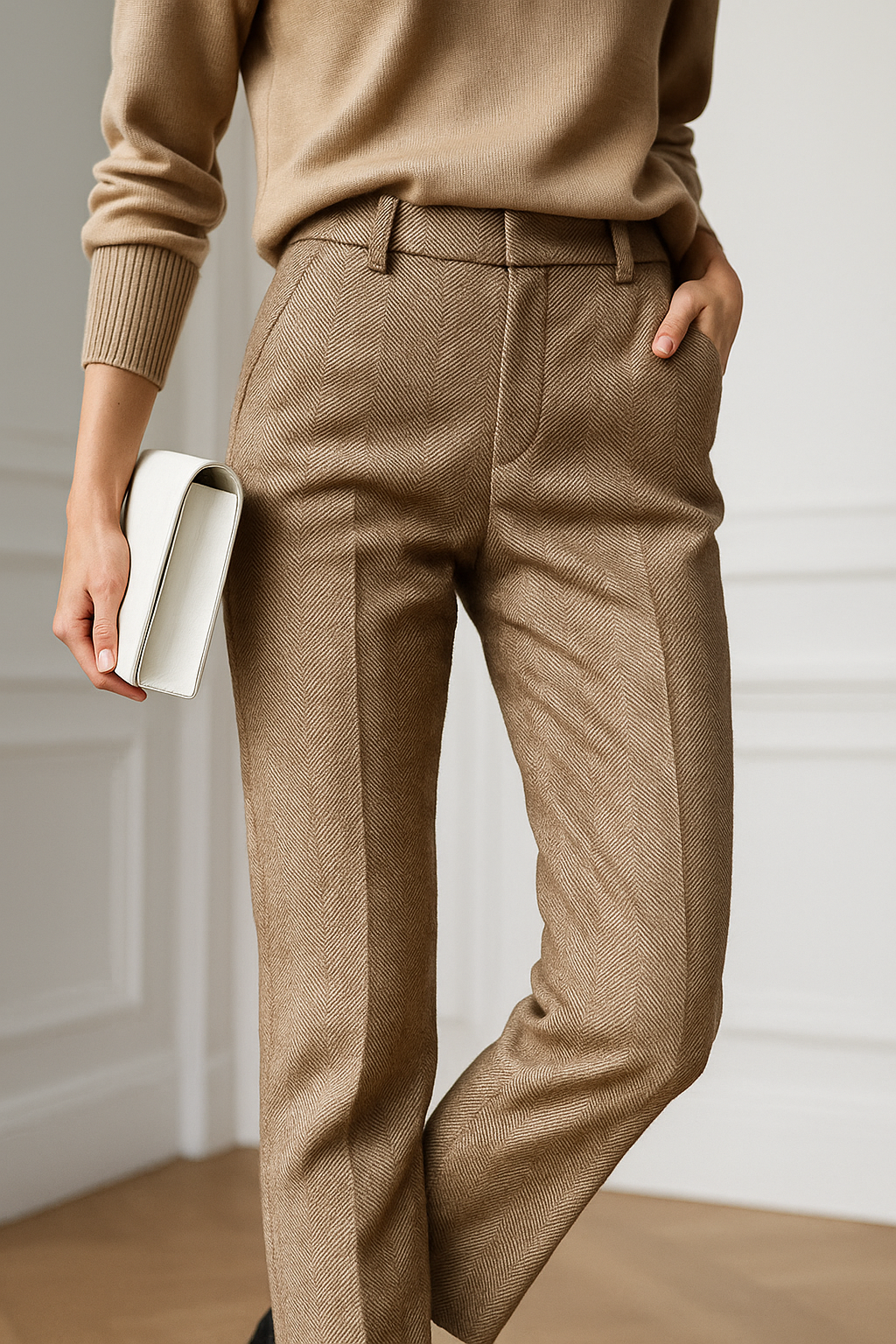 Duttini | Classic Wool Women's Trousers