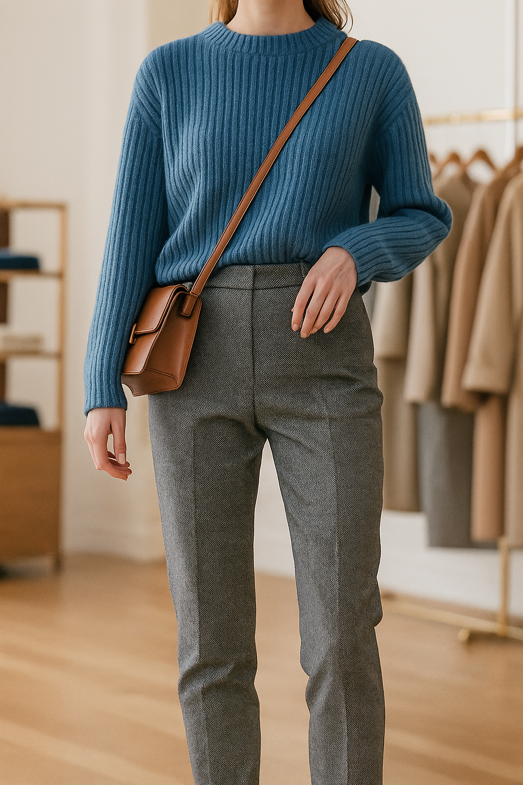 Duttini | Classic Wool Women's Trousers