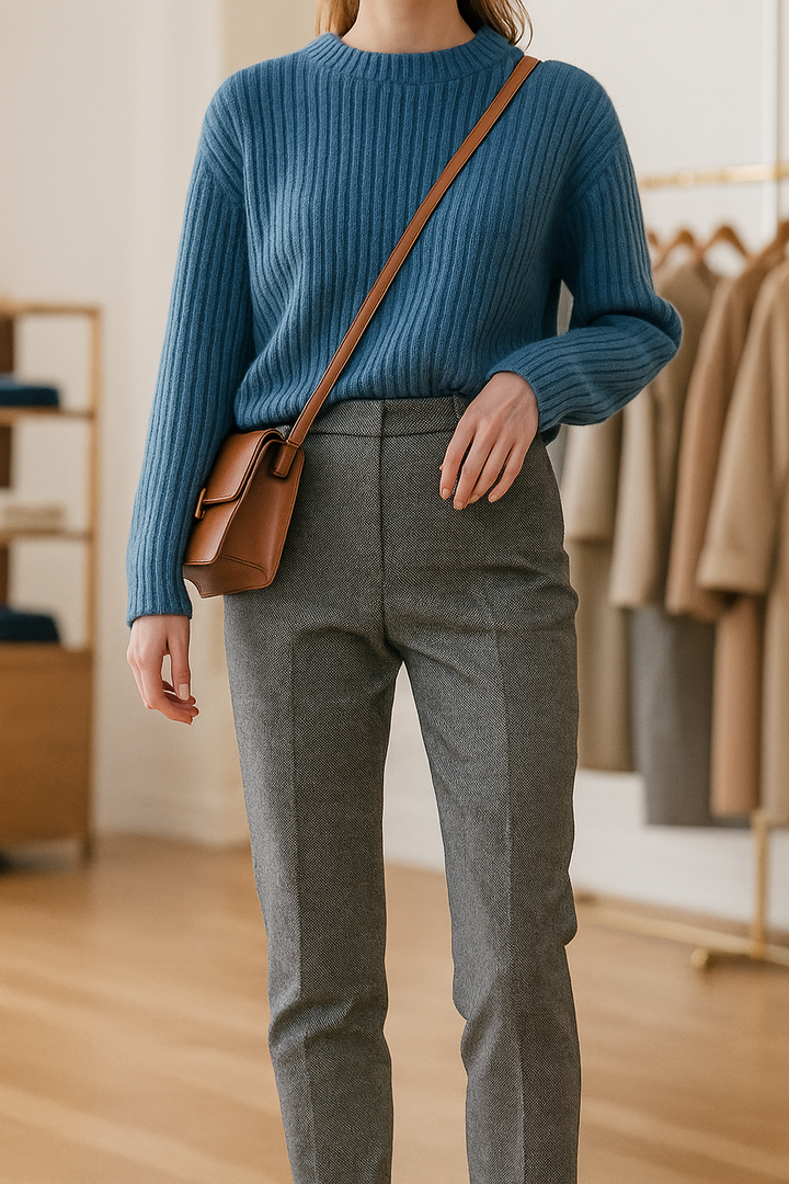 Duttini | Classic Wool Women's Trousers