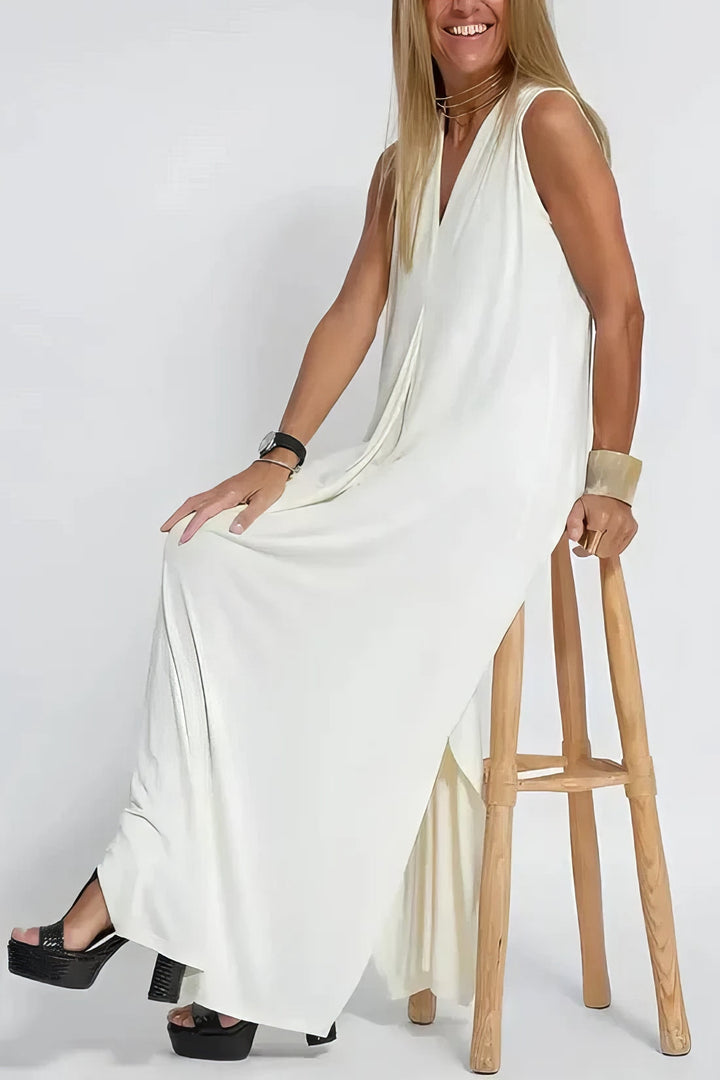 Duttini | Elegant Long Dress With Coordinated Cardigan
