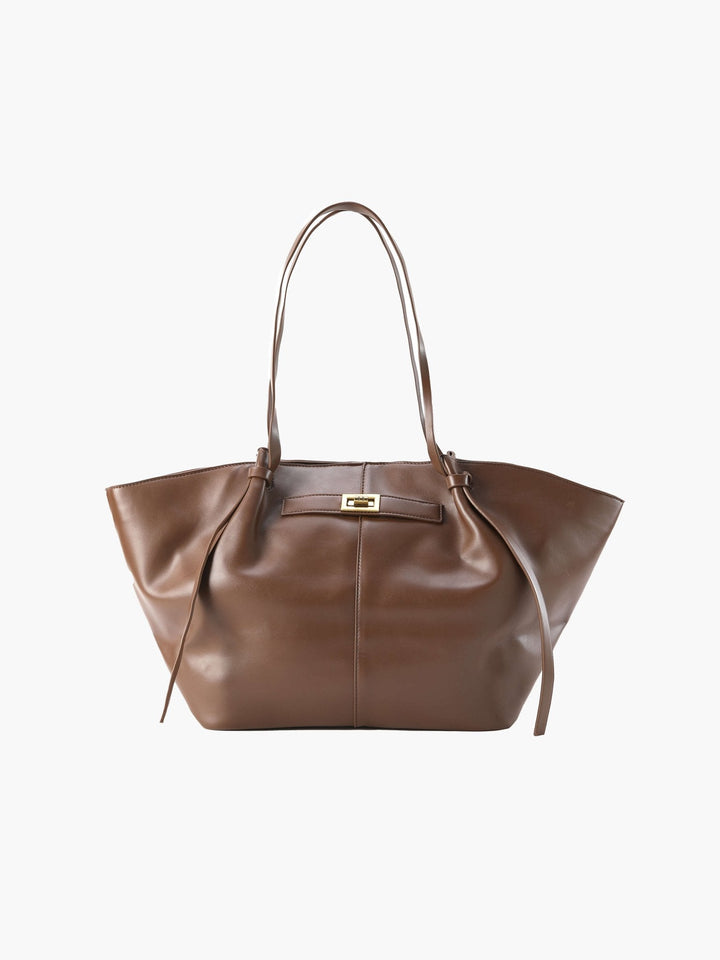 Duttini | Structured Shopper Bag, Gold-Tone Detail