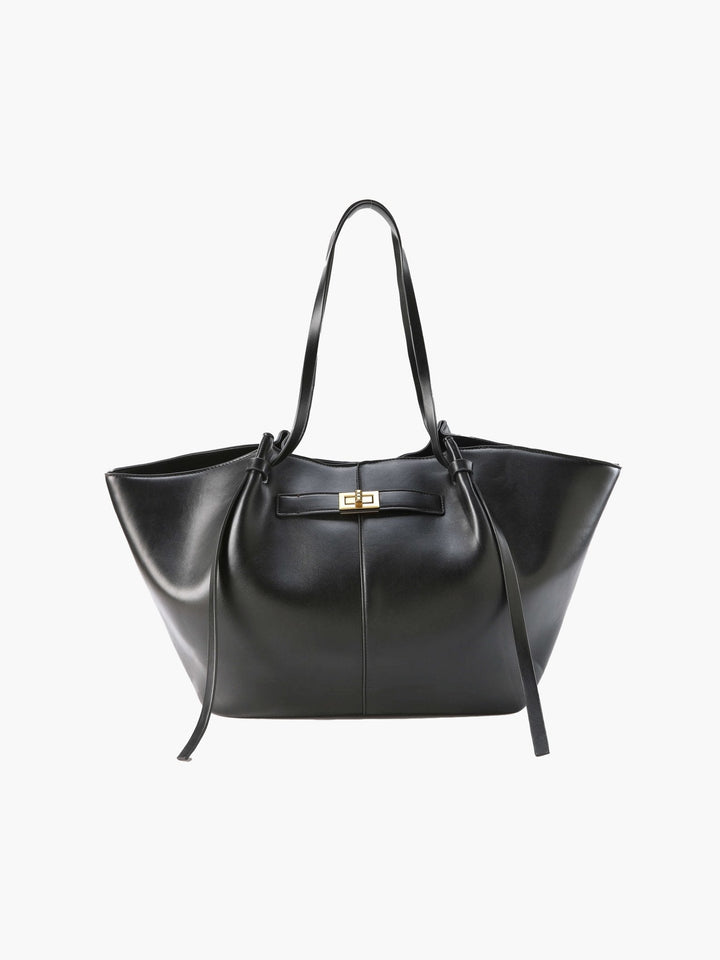 Duttini | Structured Shopper Bag, Gold-Tone Detail