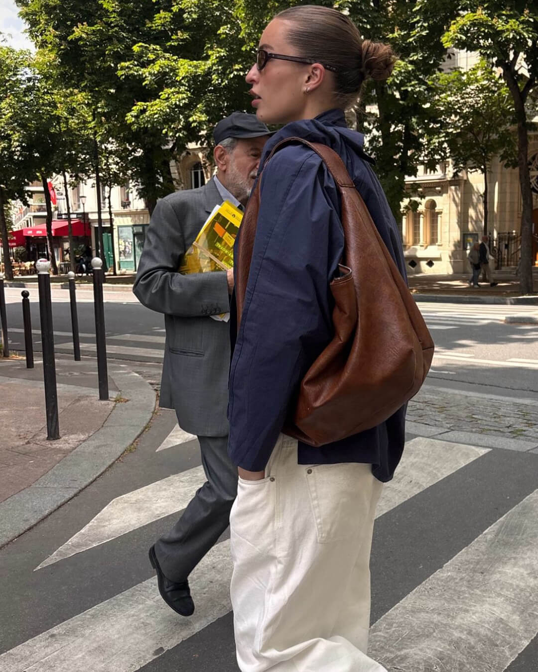 Duttini | Vegan Leather Shoulder Bag - Slouchy Tote
