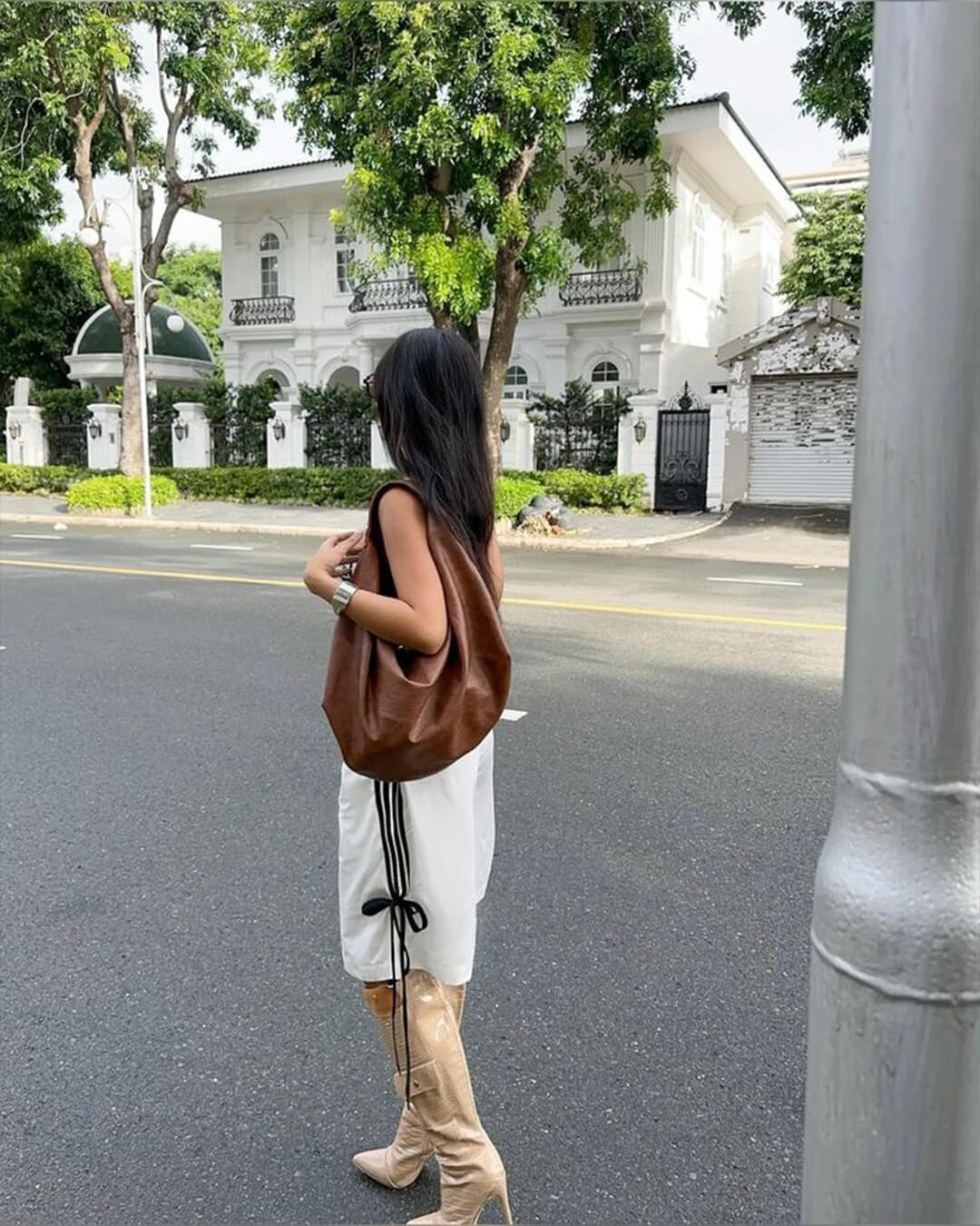 Duttini | Vegan Leather Shoulder Bag - Slouchy Tote