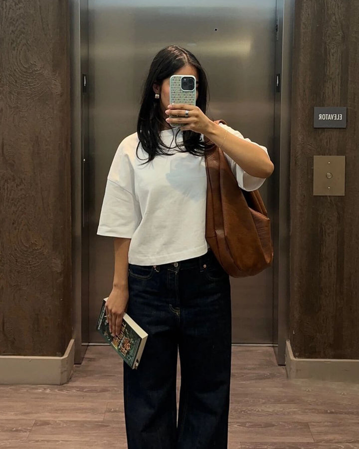 Duttini | Vegan Leather Shoulder Bag - Slouchy Tote